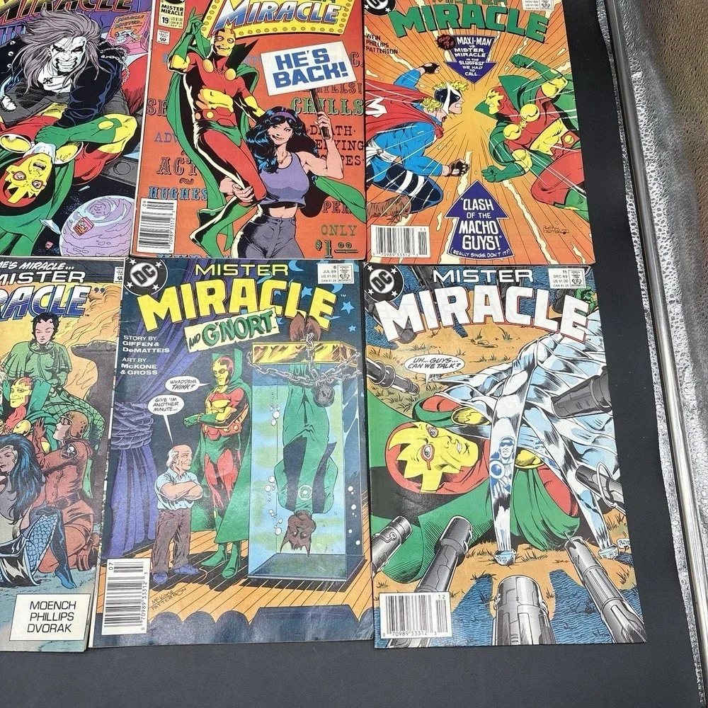 Lot of 8 Mister Miracle Comics 1980s 1990s DC Giffen DeMatteis